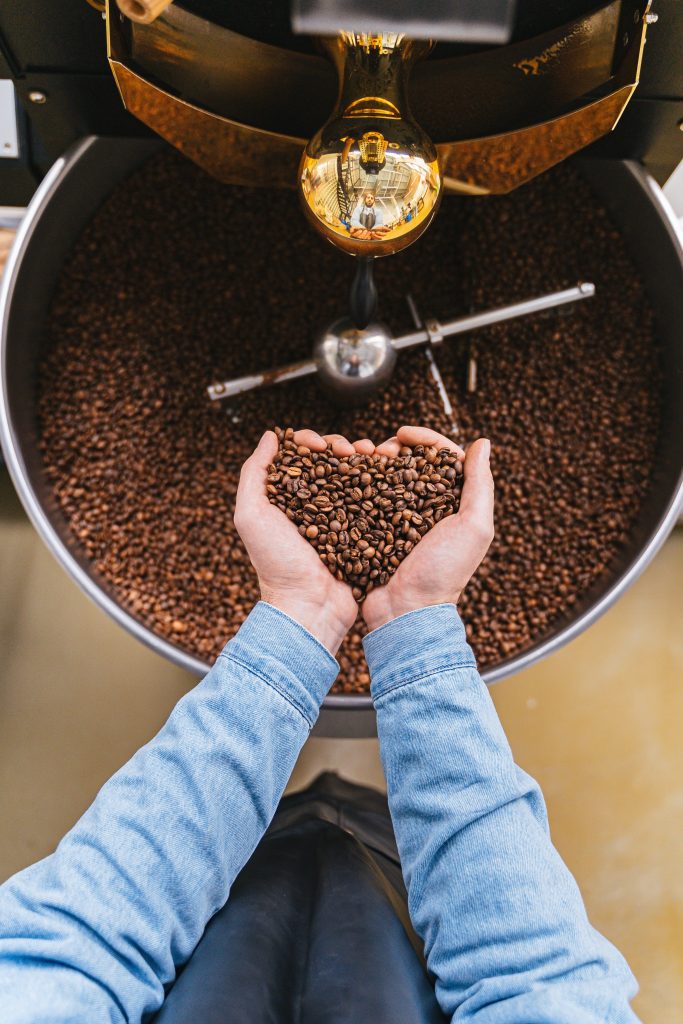 Holding Coffee Beans